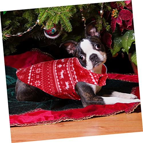 Disfraz navideño reversible para perros pequeños miniatura 3