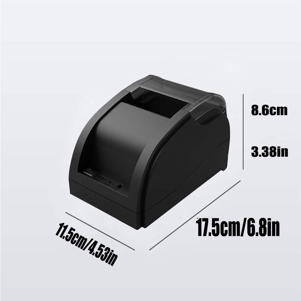 Drukarka POS 58 mm USB termiczna drukarka pokwitowań obsługuje połączenie poleceń ESC kompatybilna z zestawem poleceń drukowania systemu Windows