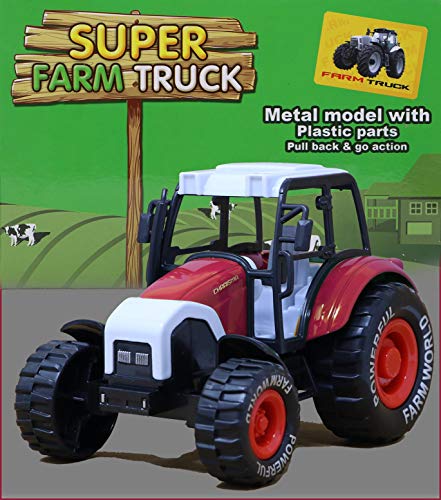 Image of Zest 4 Toyz Super Farm Metal Truck with Friction Powered Truck for Boys Girls Toddler Aged 2 and Above