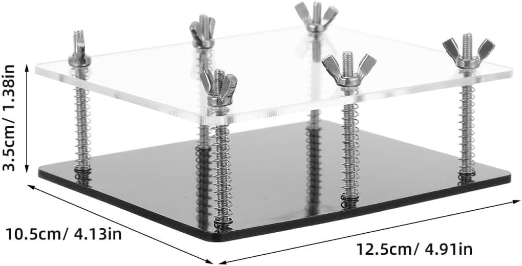 Sosoport Card Bending Corrector Portable Sports and Game Card Flatten Tool with Plates Springs for Home and Travel Restoration
