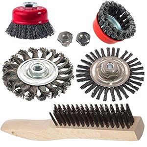 Mibro 618000 Industriedrahtbürsten-Set 7-teilig