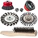MIBRO 618000 7-Piece Industrial Wire Brush and Hand Brush Set
