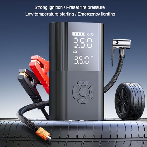 Portable Tire Inflator with Emergency Jump Starter, 5 - Additional View