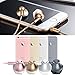 Personalized Apple Style Earbuds, Langsdom F9 Headphones Powerful Bass Remote Control with Microphone for iPhone, iPad, Samsung, Android,MP3 & MP4 Players (Gold, Case)