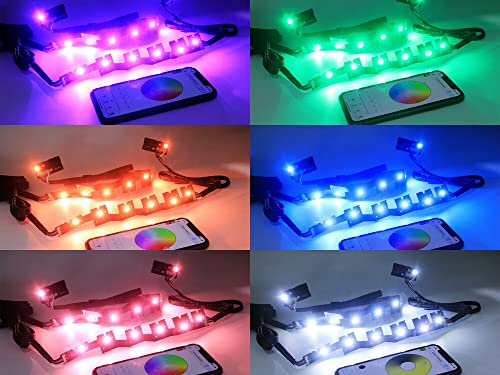 Kit LED RGBW Multicolor para Lámpara Delantera iJDMTOY miniatura 3