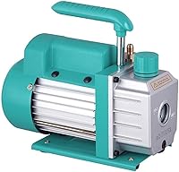 Vista 2 de ATO - Bomba de vacío de paletas rotativas de una etapa de 3 CFM/12 CFM, bomba de vacío monofásica universal, para aire acondicionado, refrigeración