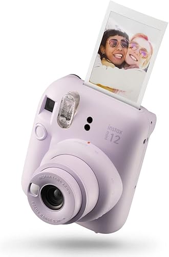 Miniatura 2 de Fujifilm instax Mini 12 - Cámara instantánea con paquete de 40 películas de disparo, color morado lila