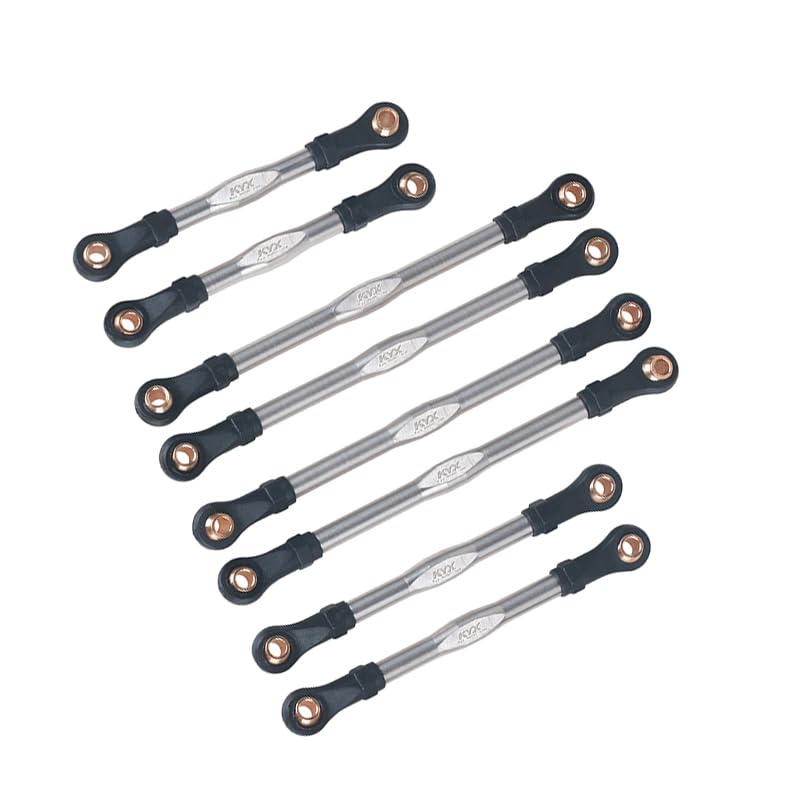 Palumma For TRX4M Chassis Links Set, Metal Steering Link Rod Set for Traxxas 1/18 TRX4M RC Upgrade Parts