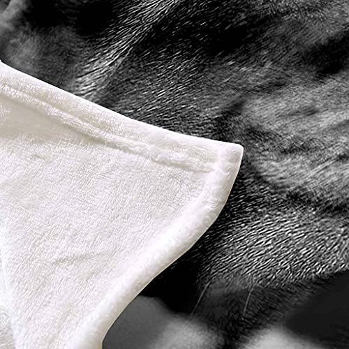 Couverture chaude impression 3D plaid lit flanelle microfibre 150x200
