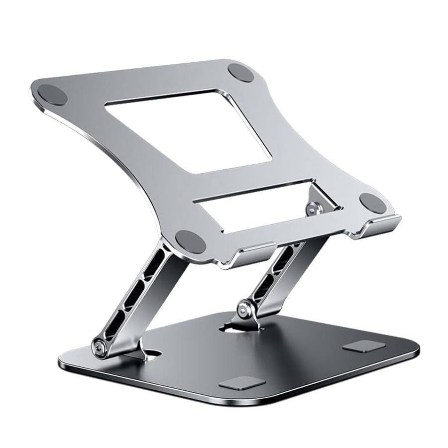URBAN KINGS Aluminum Laptop Stand, Ergonomic Adjustable Notebook Stand, Riser Holder Computer Stand Compatible More 10-15.6″ Laptops URBAN KINGS Aluminum Laptop Stand, Ergonomic Adjustable Notebook Stand, Riser Holder Computer Stand Compatible More 10-15.6″ Laptops