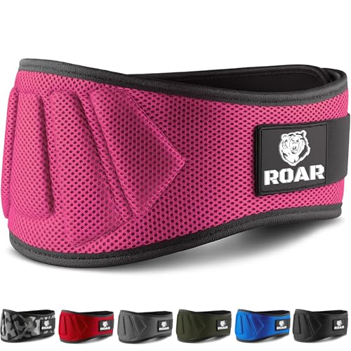 Roar® Cinturón Lumbar Gimnasio, Cinturon gimnasio hombre y mujer,...