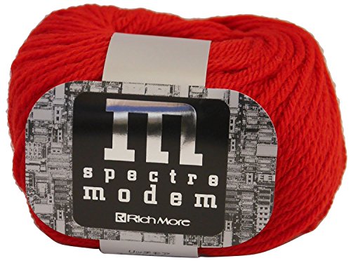 リッチモア スペクトルモデム 毛糸 極太 Col.31 レッド 系 40g 約80m 2098