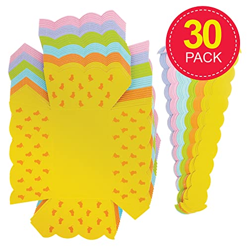 Baker Ross FX545 Easter Baskets Value Pack, Pack of 30, Make Your Own Easter Egg Hunt Baskets for Kids - Image 2