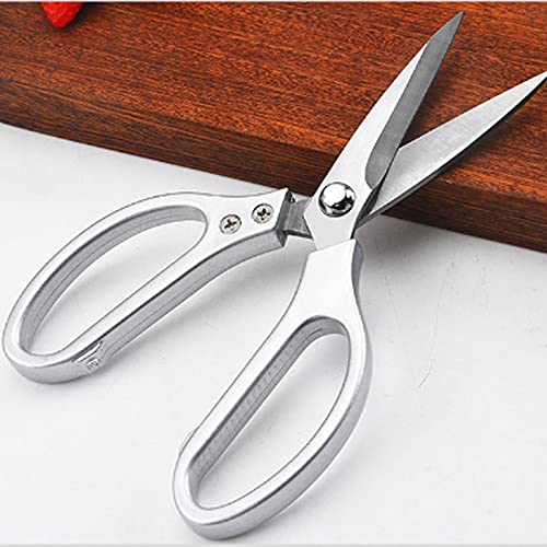 Nożyczki do sałatek Nożyczki, Heavy Duty Kitchen Professional Sharp, metalowa stal nierdzewna, do rękodzieła szkolnego, rozmiar: 21,5 * 9,5 cm