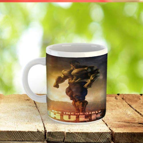 Gen7 Hulk Printed Ceramic Coffee Mug.Gift for Any Occasion. 11OZ, White (350 ml Pack of 1) 2
