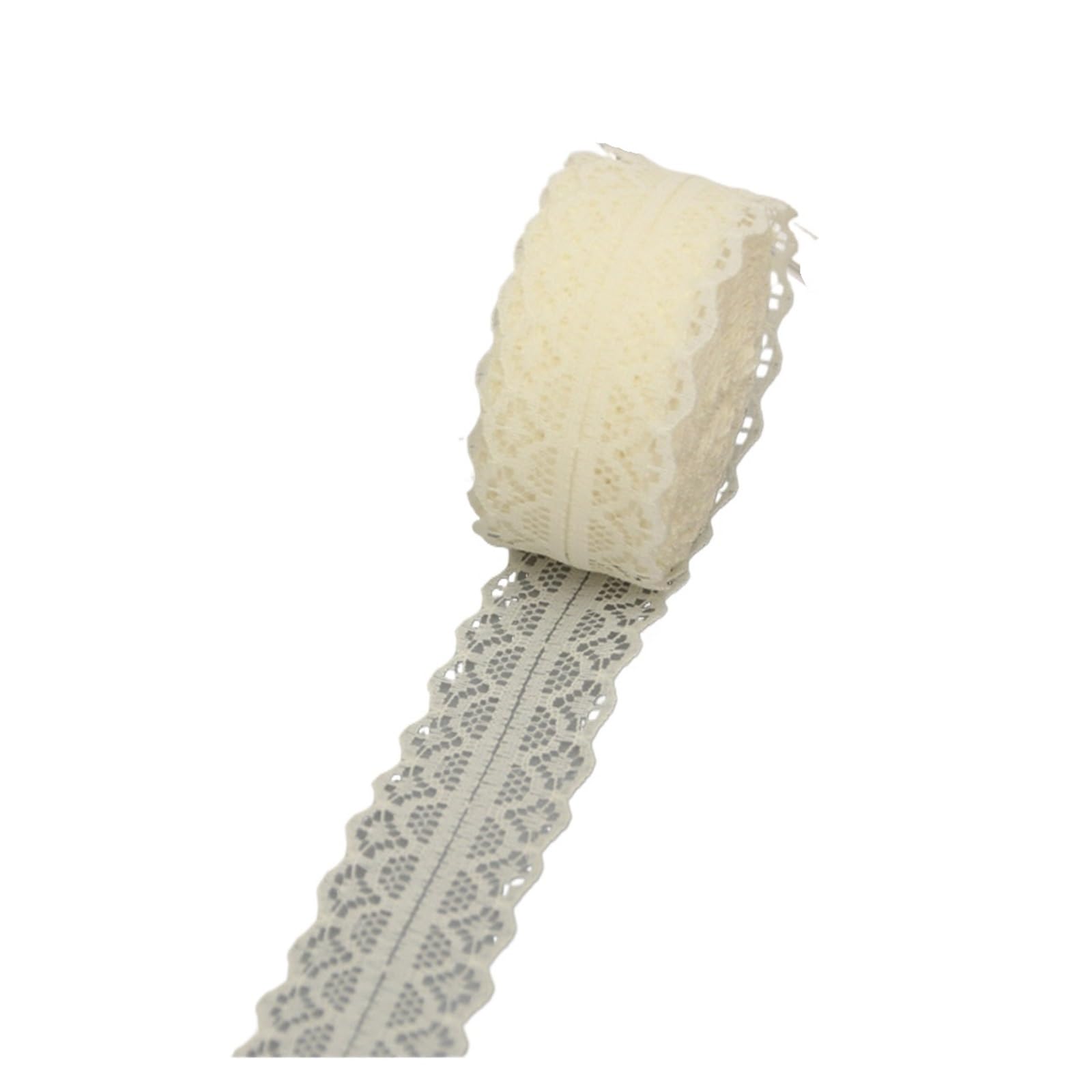 1 unidad/300,0 m/4,5 Cm encaje blanco Para Hogar