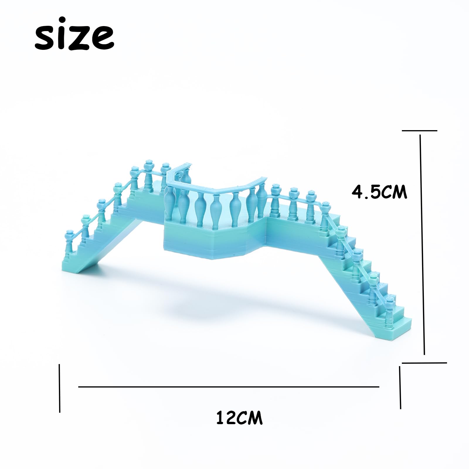 Springende Spinnentreppe Magnetisch – Kletterplattform Für Terrarium, Farbverlauf
