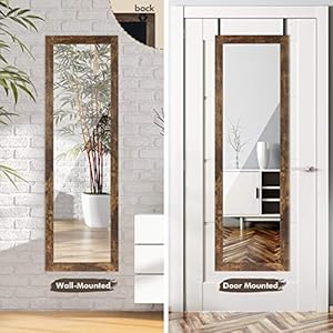 Sunixwoodfulllengthmirror48x14wallmirrorwithwoodframefulllengthdoormirrorhangingmirrorbodymirrorforbedroomrusticframe Urban Country Home Decor Sunix wood full length mirror 48 x 14 wall mirror with wood frame full length door mirror hanging mirror body mirror for bedroom rustic frame urban country home decor