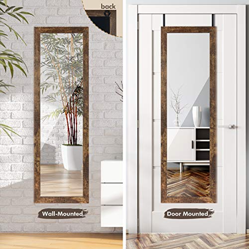 Sunixwoodfulllengthmirror48x14wallmirrorwithwoodframefulllengthdoormirrorhangingmirrorbodymirrorforbedroomrusticframe Urban Country Home Decor Sunix wood full length mirror 48 x 14 wall mirror with wood frame full length door mirror hanging mirror body mirror for bedroom rustic frame urban country home decor