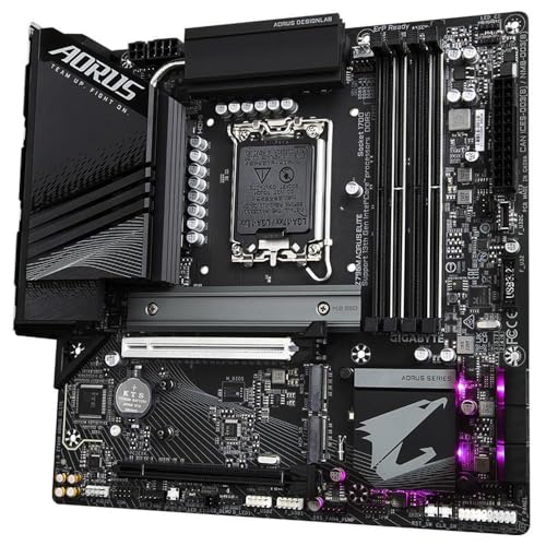 Placa Mãe Gigabyte Z790M AORUS ELITE (LGA 1700/4xDDR5/HDMI/DP/M.2/USB 3.2)
