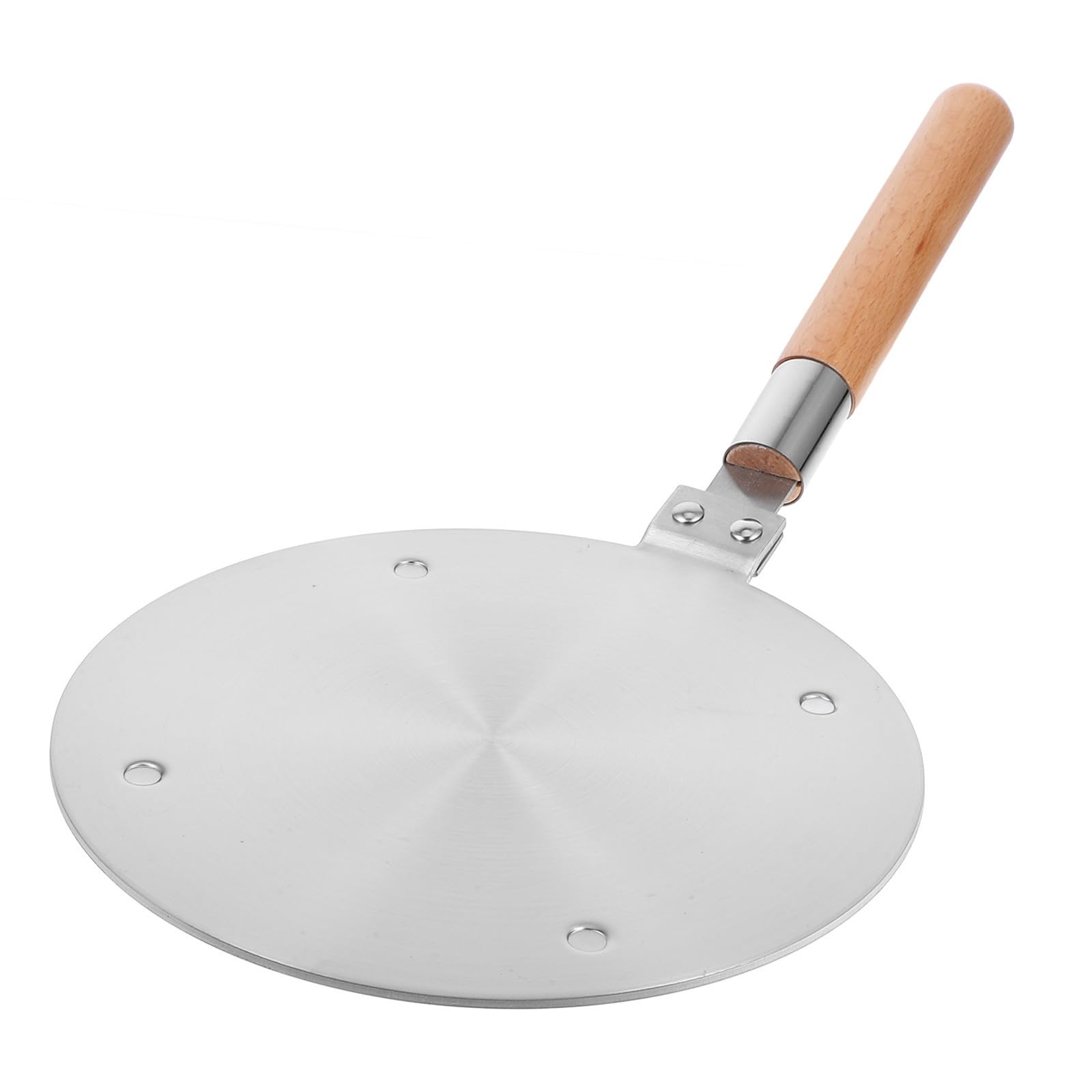 Disque induction avec manche bois pour cuisiner avec vos poêles traditionnelles