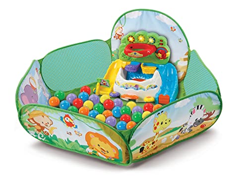 VTech-VTech-506205-Pop Piscine à Balles Interactive, 80-506205, Multicolore, Taille Unique - Version FR
