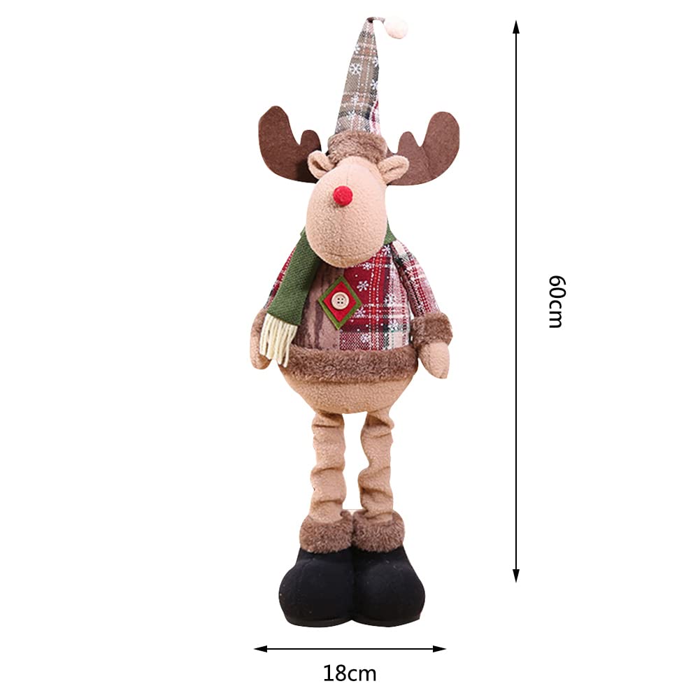 Boovnll Décorations De Noël, Figurine De Cerf De Noël Décorations