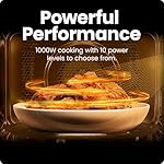 Chefman Countertop Microwave Oven 1.1 Cu. Ft. Digital Stainless Steel Microwave 1000 Watts with 6 Auto Menus, 10 Power Levels, Eco Mode, Memory, Mute Function, Child Safety Lock, Easy Clean - Image 3