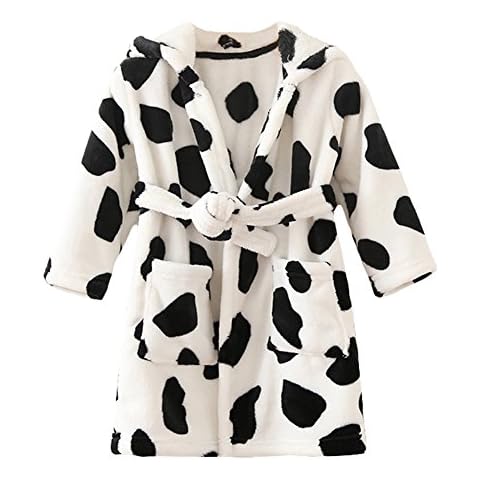 YOLIA Unisex Niños Batas Lindo con Capucha Cover