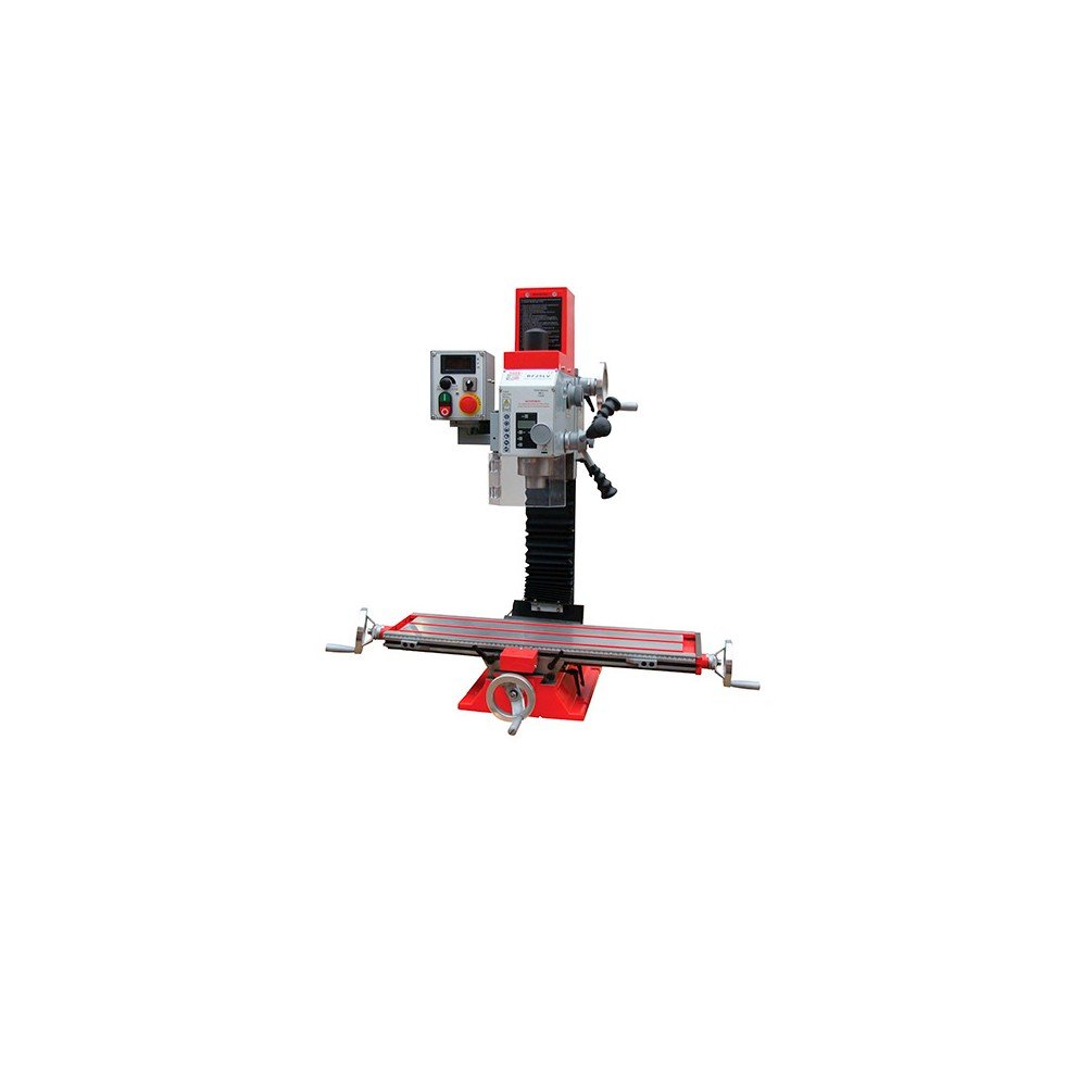 Holzmann - Pionowa frezarka do metalu z możliwością pochylenia cyfrowego D. 25 mm 230 V 700W - BF 25VLN HOLZMANN