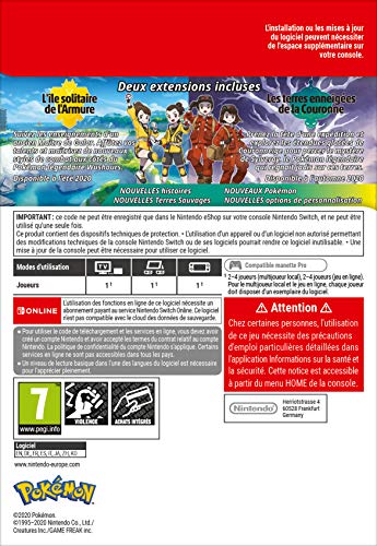 DLC Pass d'Extension pour Pokémon Épée ou Pokémon Bouclier • Code de téléchargement pour Nintendo Switch - vue 4