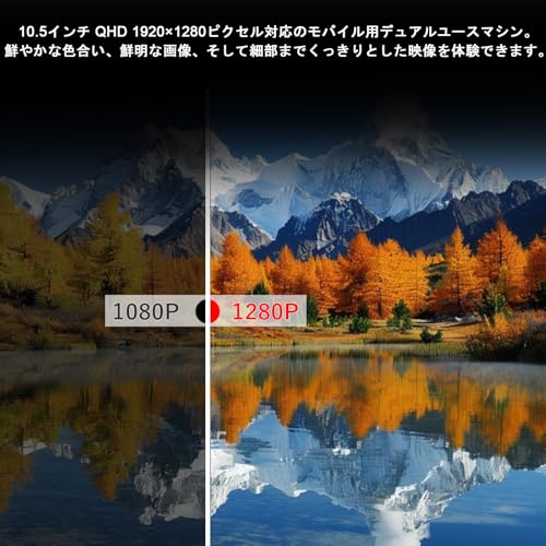 undefined モバイルモニター 10.5インチ (1920*1280) 解像度 3:2画面比 薄型 軽量 ポータブルモニター 100%sRGB広色域 内蔵スピーカー VESA対応 Type-C/HDMI PS4/PS5/Switch/PC/Macなど対応 の商品画像 3