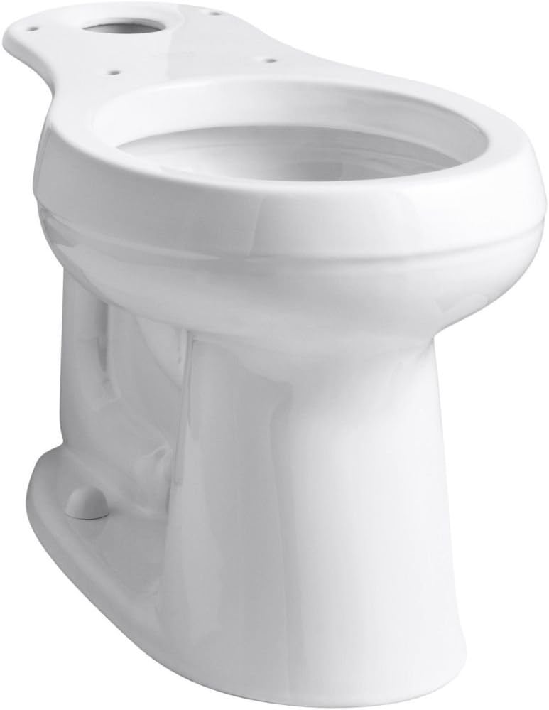 KOHLER 4829-0 Cimarron Comfort Height Round-Front Toilet Bowl with 10" Rough-In, White