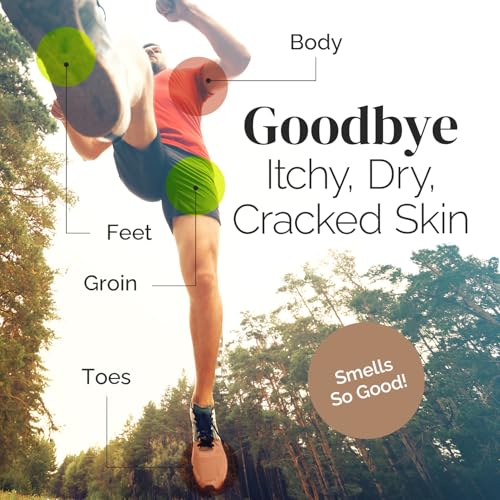 Tea Tree Oil Balm, Extra Strength, Pair Well with Jock Itch Cream, Spray, Athletes Foot, Ringworm Cream for...