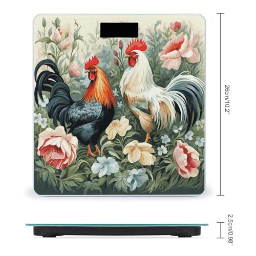 Báscula Digital de Baño Rooster Smart con Vidrio Templado miniatura 2