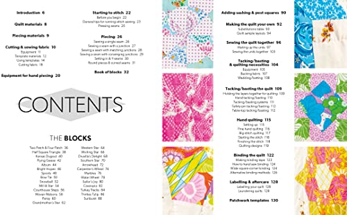 Hand-Stitched Quilts: Choose from 27 block designs and hand-piece your own unique quilts - Image 3
