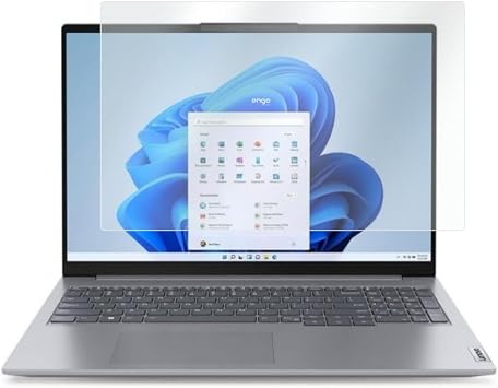 Engo Lenovo Thinkbook 16 G6 16  n   le Uyumlu Mat Ekran Koruyucu Notebook, Yans ma Ve Parlama  nleyici Parmak  zi B rakmayan Laptop Koruma, 9H Temperli K r lmaz Esnek Nano Cam 1610