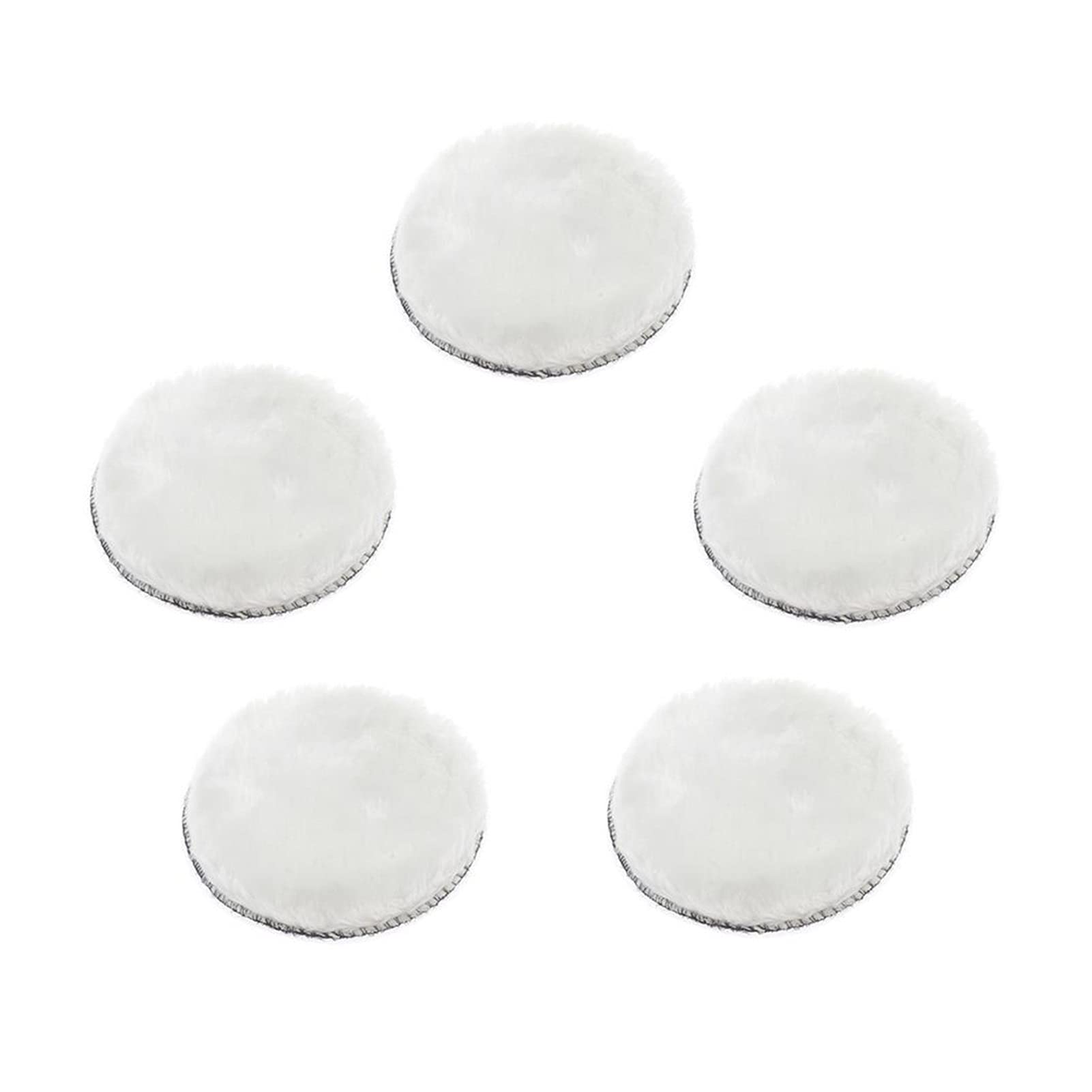 LNHHG 5pcs 6 Inch Buffing Sponge Polishing Pad Hand Tool Kit For Car Polisher Compound