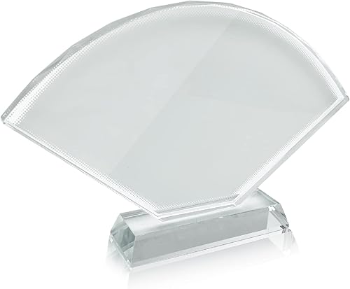 Ismosm Sublimación en blanco de cristal para decoración de mesa, letreros decorativos, marco de fotos personalizado, marco de fotos DIY (en blanco,