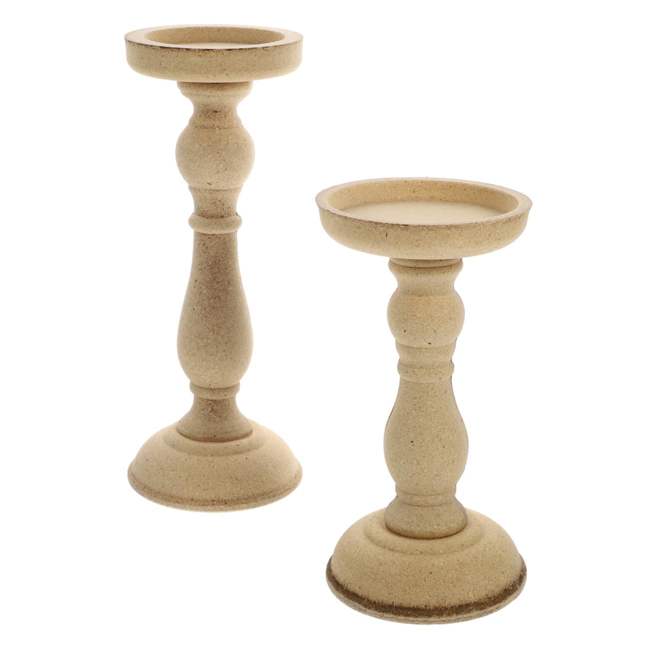 Candelabros Creativos Vintage Nórdicos de Pie 2 Piezas Madera