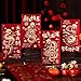 Sclmgo 6 Pieces Chinese New Year Red Envelopes Lucky Money Envelopes Paper Gifts Red Packet Hong Bao for Year Dinner Party