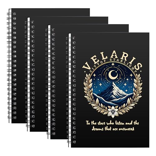 Cahier Velaris Acotar à spirale pour organiser vos lectures au quotidien