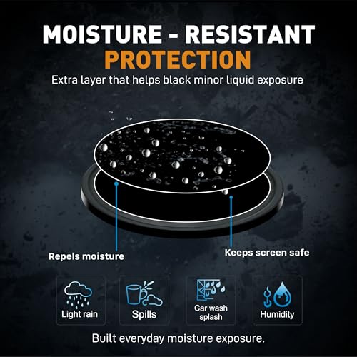 Image of ZEIR [2 Pack] Screen Protector Only Compatible with ROYAL ENFIELD Himalayan 450, Guerilla 450 & Bear 650 2024+ | Instrument Clusters Screen Guard | 9H Hardness, Anti-Scratch & Water Resistant | HD Clarity RE New Bike Display Accessory 2026 [Not Tempered Glass]