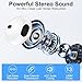 Wireless Headphone,Bluetooth 5.3 Earbuds for Samsung Galaxy A17 A16 A15 A56 A36 S25 Ultra S24 S23 S22 S20 60H Playback with Dual LED Display HiFi Stereo Wireless Earphone for iPhone 16e 16 15 Pro Max