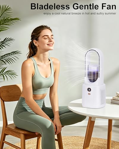 Up to 50% Off Bladeless Desk Fan with Mist Humidifier - Image 4