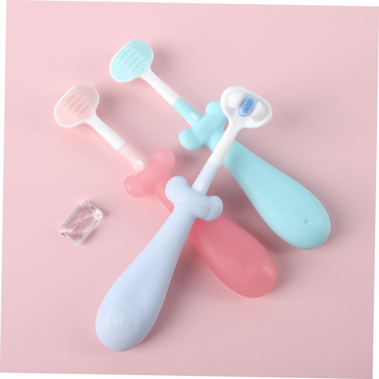 VICASKY 5 Ensembles Brosse À Dents Poigné Dérapant Et Poils Doux Brosse À Dents Manuelle Pour Garçon Fille Design Mignon Et Attrayant 3 Pièces * 5