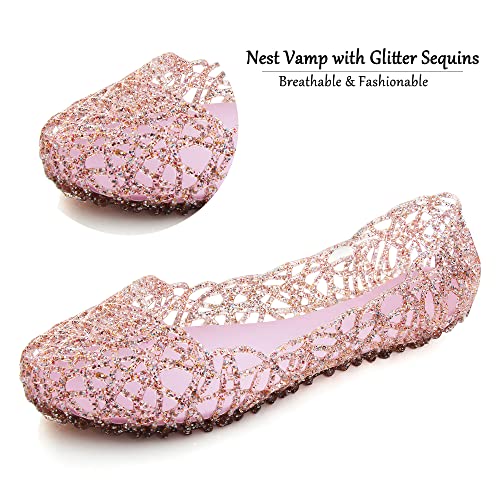 Image of Dear Time Women Flat Heel Summer Beach Jelly Shoes