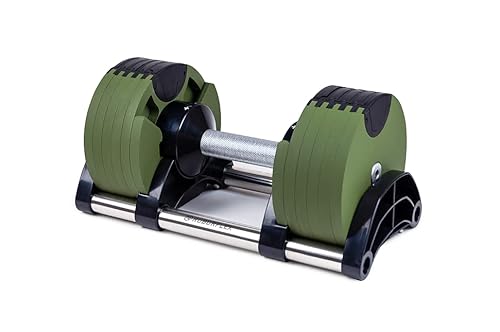 NUOBELL adjustable dumbbell by ROBURFLEX for Workout Strength Training Fitness Home Gym - (Single)