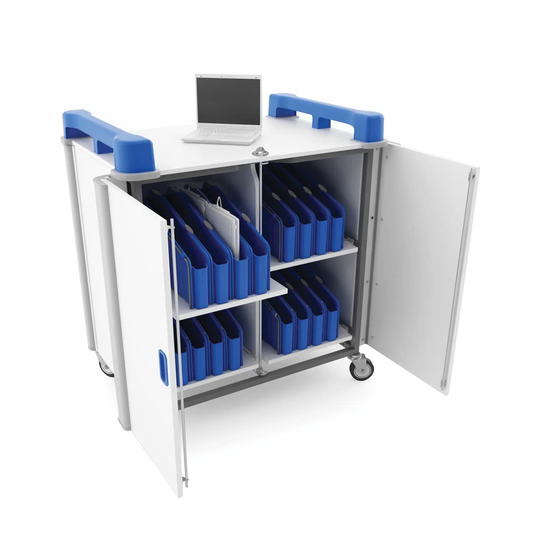 Office Needs DirectLapCabby Mini Trolley 32V Multi Device Charge 32 Tablets or 16 Laptops LAPM32V