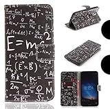 Huawei Nova2i/Mate10Lite/Honor9i Very Light Slim Print Painting Flip Card Slots Stand Wallet PU...